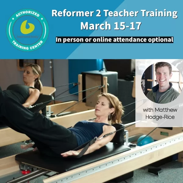 Pilates Reformer 2 Teacher Training